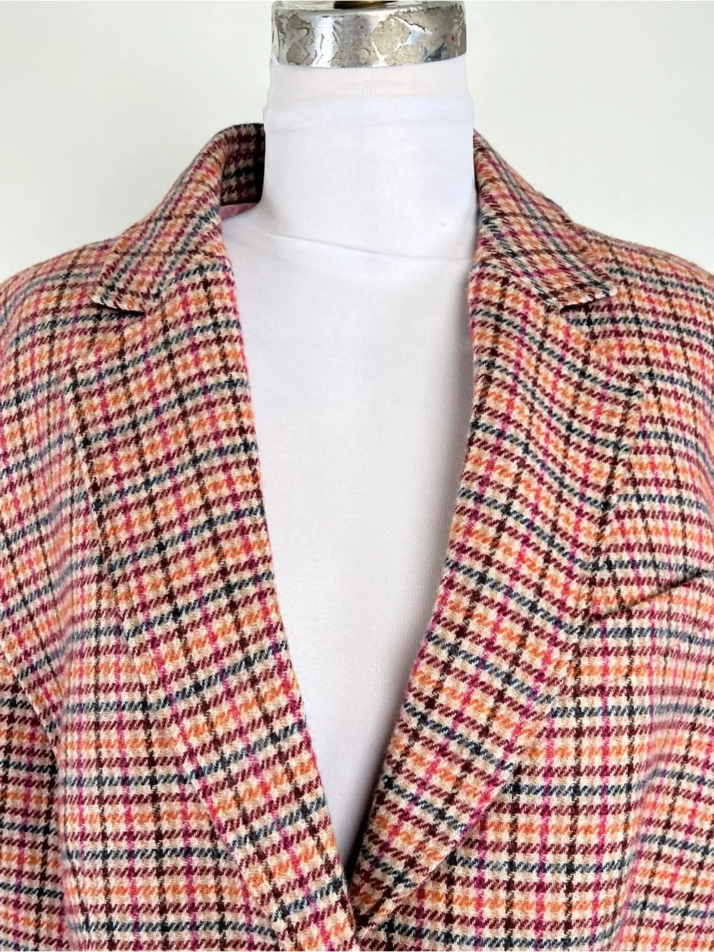 EUC! Talbots Classic Shetland Blazer - Apple Plaid Size 16W